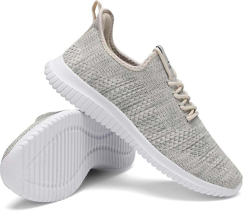 VAMJAM Men's Running Shoes Ultra Lightweight Breathable Walking Shoes Non Slip Athletic Fashion Sneakers Mesh Workout Casual Sports Shoes
