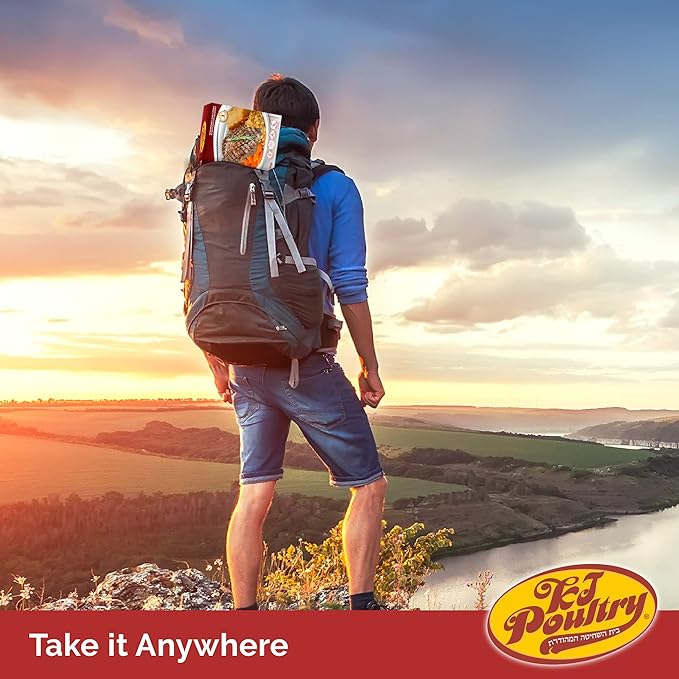 KJ Poultry Kosher Ready Meals - Beef Rib Steak & Kugel, MRE Meat Meals Ready to Eat, Shabbos Food (3 Pack) Prepared Entree Fully Cooked, Shelf Stable Microwave Dinner Travel Military Camping Survival