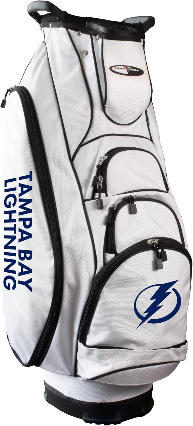 Lightweight, 10-Way Club Divider, Spring Action Stand, Insulated Cooler Pocket, Hook-and-Loop Fastener Glove and Umbrella Holder & Lift Assist Handles