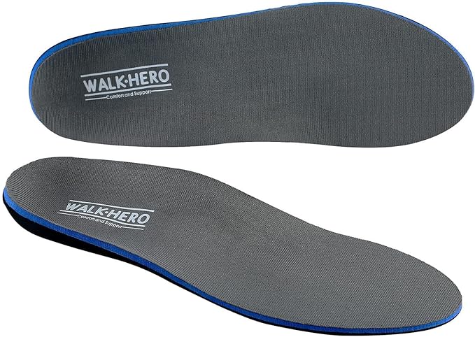 Plantar Fasciitis Feet Insoles Arch Supports Orthotics Inserts Relieve Flat Feet, High Arch (Mens 7-7 1/2 | Womens 9-9 1/2)