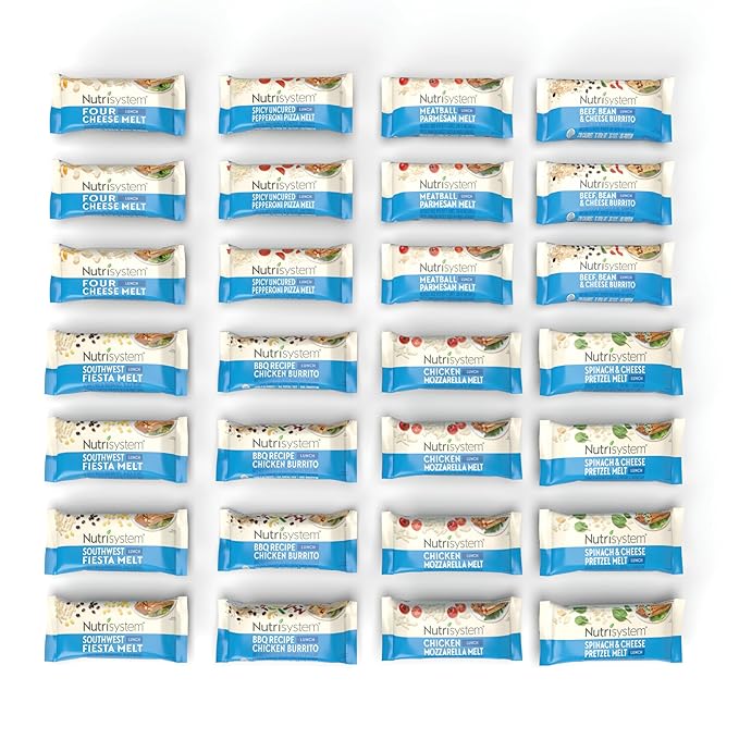 Nutrisystem FROZEN Lunch Bundle - Lunch Entrees to Support Healthy Weight Loss - 28 Count