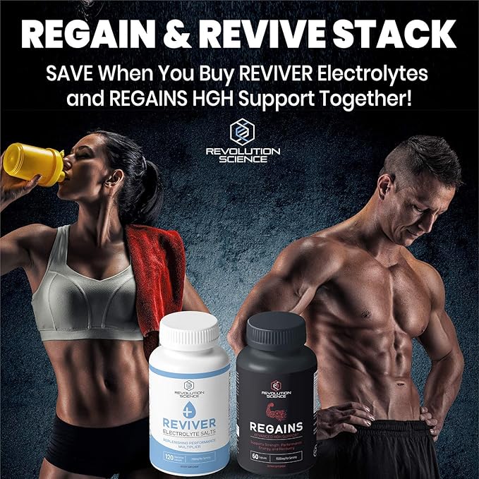 REVIVER Superior Absorption Electrolyte Pills - Salt Tablets for Runners & Fasting Electrolytes Supplement, Sugar-Free Salt Pills for Hydration, Cramp Defense, Keto Support 120, Electrolyte Capsules