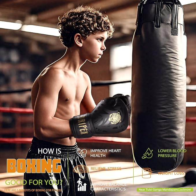 Dripex Boxing Gloves for Men Women Youth, Boxing Training Gloves | for Heavy Bag Workout, Muay Thai, Kickboxing, Sparring Punching（8 10 12 14 16oz）
