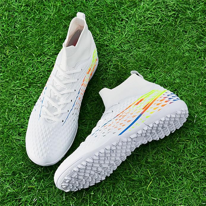 Mens Soccer Cleats Womens Indoor Soccer Shoes Wide Baseball Turf Shoes Adult Youth Rugby Shoes Big Boys Small Spikes AG TF Football Boots