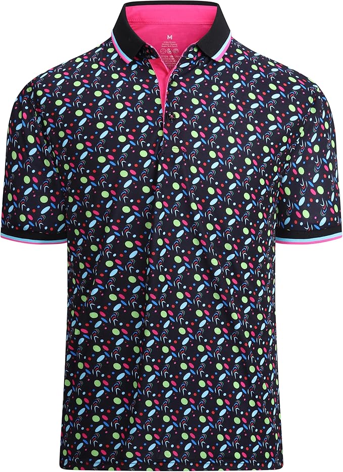 Alex Vando Mens Polo Shirts Short Sleeve Regular Fit Fashion Designed Shirt
