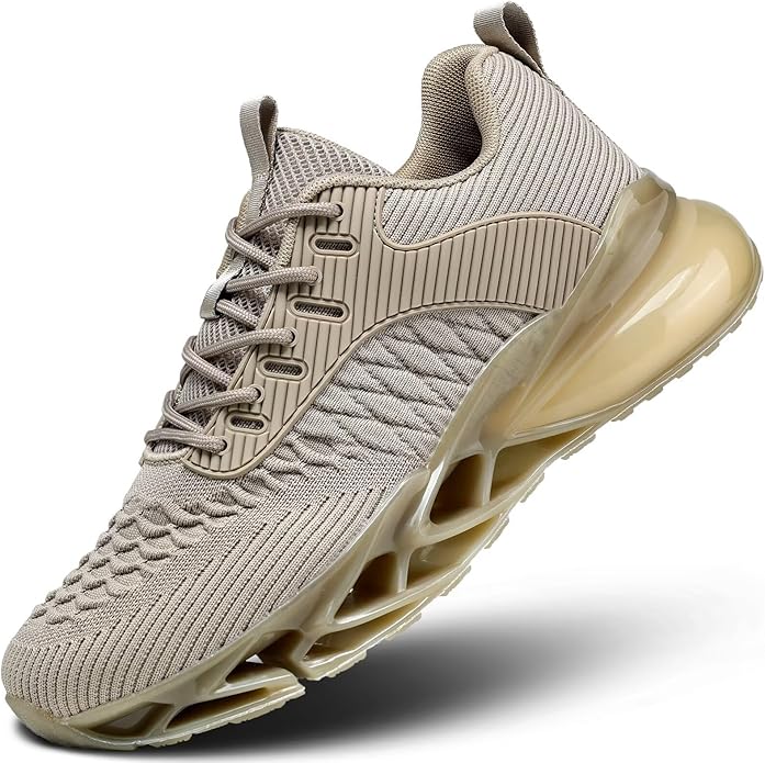 Men's Running Shoes Blade Tennis Walking Fashion Sneakers Breathable Non Slip Gym Sports Work Trainers