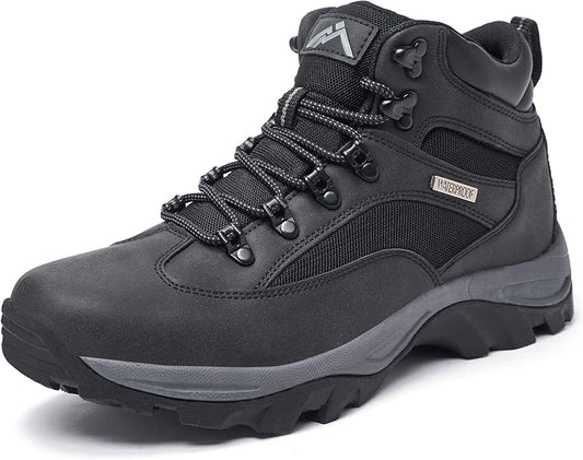 CC-Los Men's Waterproof Hiking Boots Outdoor Relaxed Fit Lightweight Size 7-13.5