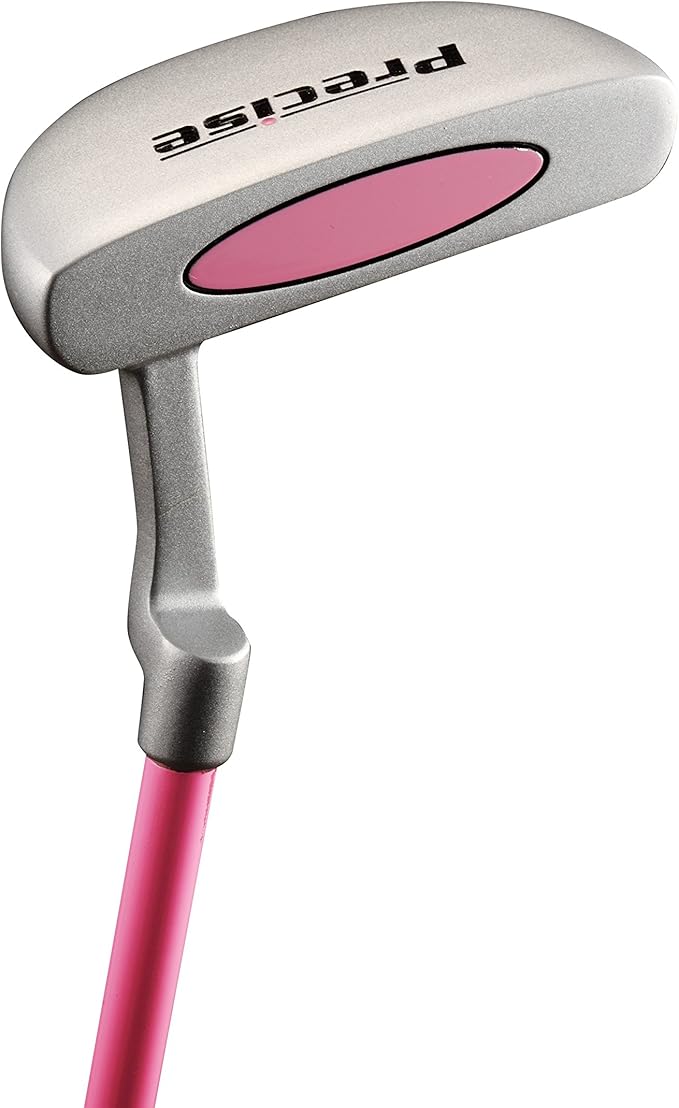 Precise X7 Kids Golf Clubs Set for Ages 3-5, 6-8, 9-12 | Right/Left Hand Girls & Boys Golf Clubs with Lightweight Graphite Shafts, Hybrid & Stand Bag
