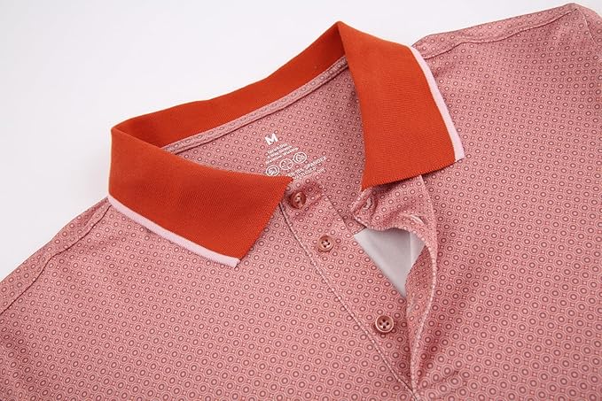 Alex Vando Mens Polo Shirts Short Sleeve Regular Fit Fashion Designed Shirt