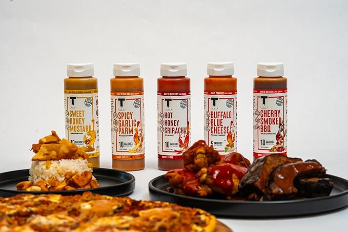 Taste Flavor Co. Wing Sauce and Marinade, Great Tasting, Keto Friendly, Low-Calorie Sauce (Buffalo Blue Cheese)