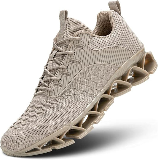 Men's Slip on Walking Running Shoes Blade Tennis Casual Fashion Sneakers Comfort Non Slip Work Sport Athletic Trainer