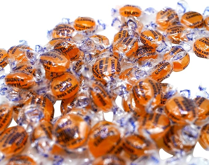 Sugar Free Butterscotch Candy - 1 lb of Individually Wrapped Sugar Free Butterscotch Buttons