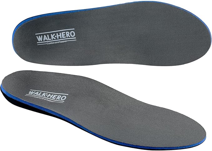 Plantar Fasciitis Feet Insoles Arch Supports Orthotics Inserts Relieve Flat Feet, High Arch (Mens 6-6 1/2 | Womens 8-8 1/2)