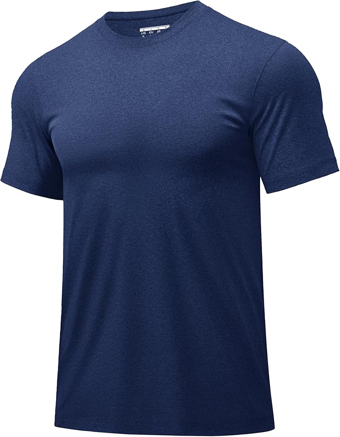 MAGCOMSEN Men's Dry Fit Workout Shirts Short Sleeve Tee Shirts Moisture Wicking Athletic Running Performence Tshirts