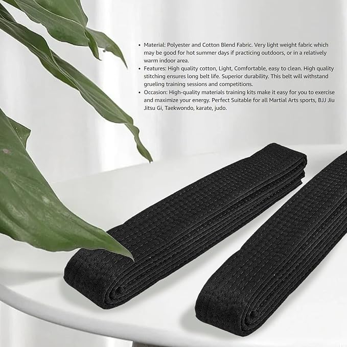 8.6ft Long Soft Belt for Martial Arts Karate Taekwondo Judo