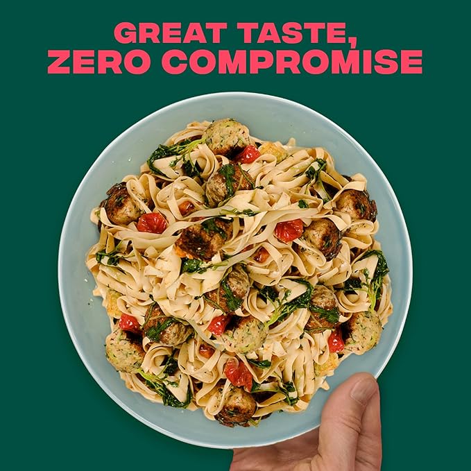 Carbe Diem!, Fettuccine, Lower Net Carb Pasta with Traditional Flavor & Texture, 55% Fewer Net Carbs & Only 110 Calories Per Serving, Pack of 3