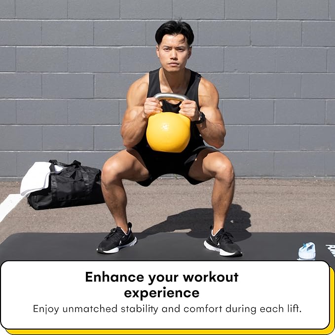 Kettlebell Kings Competition Kettlebells Weight (33mm handle) 4-32 KG | Hand weights Workout Gym Equipment & Strength training sets for Women & Men | Weights set for Home Gym