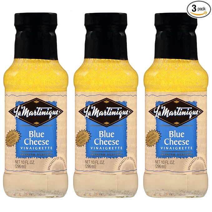 Blue Cheese Vinaigrette Dressing 10 Ounce Bottle (Pack of 3)