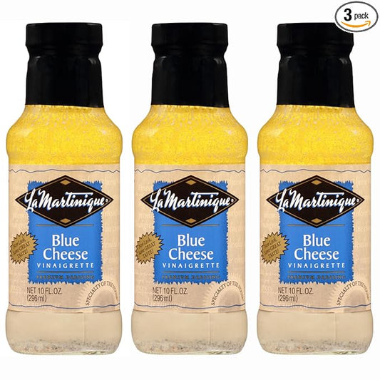 Blue Cheese Vinaigrette Dressing 10 Ounce Bottle (Pack of 3)