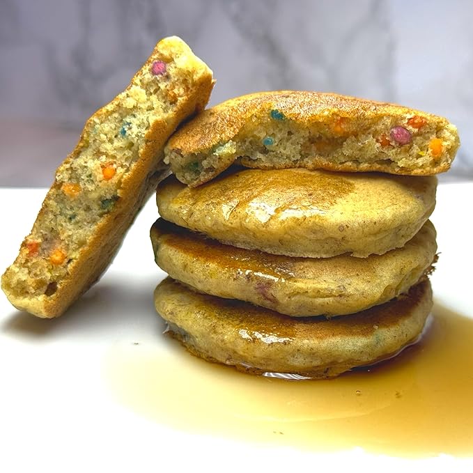 Hidden Foods Sprinkle Pancake & Muffin Mix, Made With Natural Oats, Flaxseed, Fruits & Vegetables | No Added Sugars, Healthy Blend of Protein & Fiber | Breakfast Meal, Just Add Water - 12 Oz - 6 Pack