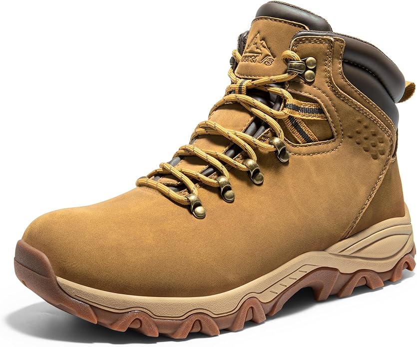 NORTIV 8 Mens Hiking Winter Snow Insulated Waterproof Outdoor Boots