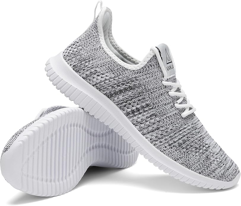 VAMJAM Men's Running Shoes Ultra Lightweight Breathable Walking Shoes Non Slip Athletic Fashion Sneakers Mesh Workout Casual Sports Shoes