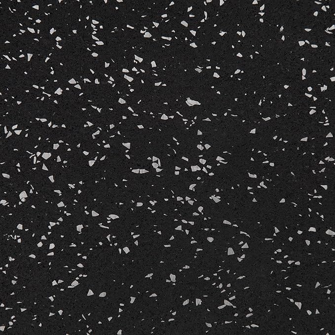 IncStores Impact Foam Rubber Floor Tiles, Interlocking Home Gym Floor Matts for Weight & Workout Equipment Room Padding, 2'x2' Tiles
