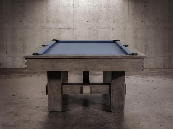 Nixon Billiards - Kemp Slate Billiard Pool Table - Grayson Gray/Weathered Slate - 7ft and 8ft