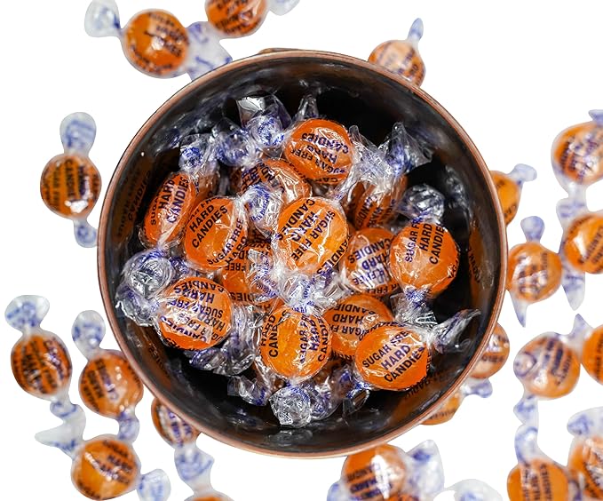 Sugar Free Butterscotch Candy - 1 lb of Individually Wrapped Sugar Free Butterscotch Buttons