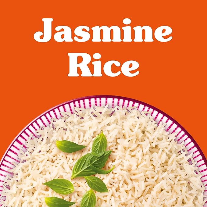 BEN'S ORIGINAL Jasmine Rice Single Serve Cup, Snack or Side, Microwave in 3.5 Minutes, 2.4 oz (Pack of 8)