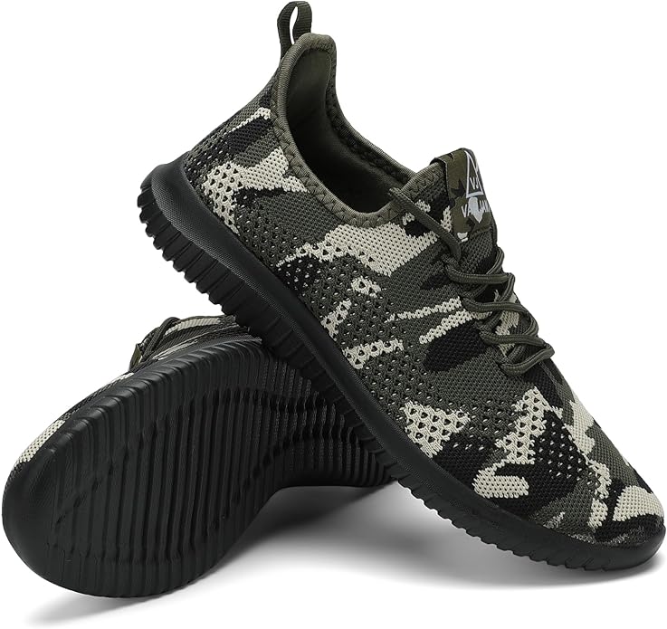 VAMJAM Men's Running Shoes Ultra Lightweight Breathable Walking Shoes Non Slip Athletic Fashion Sneakers Mesh Workout Casual Sports Shoes
