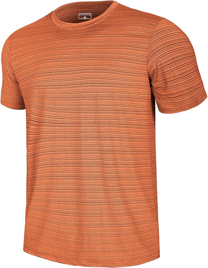 GEMYSE Men's Running Short Sleeve Shirt Sun Protection Quick Dry Moisture Wicking T-Shirts UPF 50+ for Workout