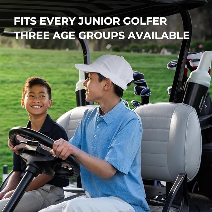 Precise XD-J Junior Golf Clubs Set – Right & Left Hand Options – Kids Golf Clubs for Ages 3-5, 6-8, 9-12 – Lightweight Graphite Shafts, Hybrid Club, Stand Bag – Boys & Girls Golf Set