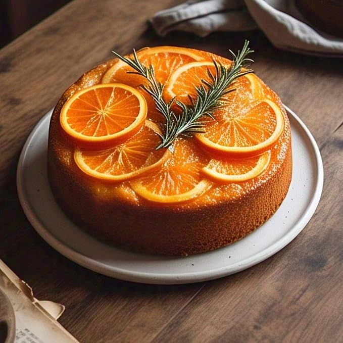 Andy Anand Sugar-Free Orange Glazed Cake, 2 lbs - Fresh, Natural Ingredients, Handcrafted, No Preservatives, Perfect for Diabetics & Health-Conscious Dessert Lovers