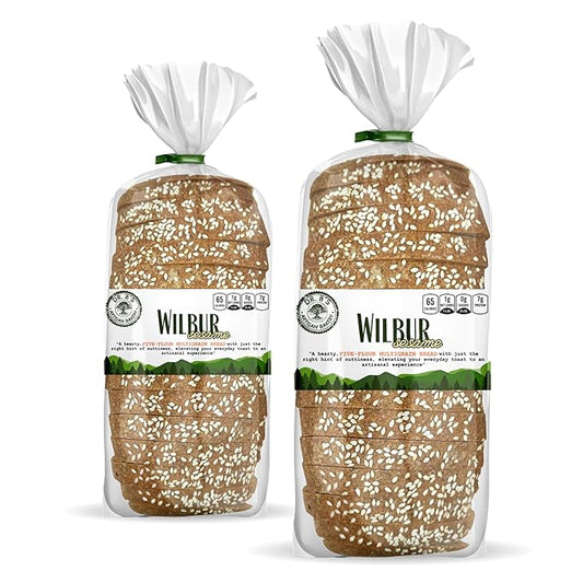 Dr. B's Multigrain Bread | 1g Net Carbs & 7g Protein | Low Calorie, Vegan, Sugar Free | Fresh, Sliced, Keto & Low Carb Bread Loaf (2 Pack (16 oz), Sesame)