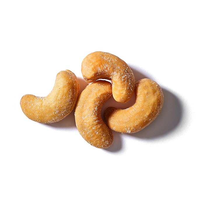 Yupik Roasted Salted Whole Cashews, 2.2 lb (35.2 oz), Pack of 6, Gluten-Free, Kosher, Vegan, Seasoned Nuts, Lightly Coated with Salt, Source of Protein & Iron, Crunchy, Savory Snacks