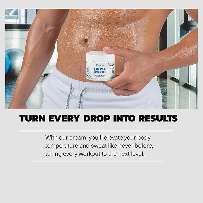Kewlioo Triple Sweat Workout Enhancing Cream - Coconut