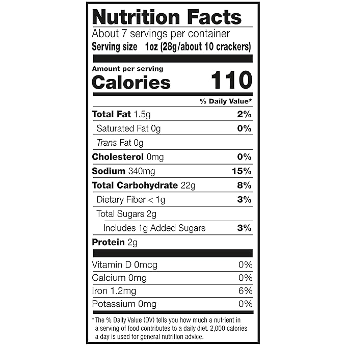 Snack Factory Garlic Parmesan Pretzel Crisps, 7.2 OZ Resealable Bag (Pack of 2)
