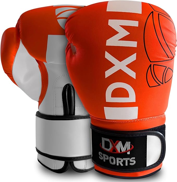 DXM SPORTS Boxing Gloves for Men & Women, Boxing Training Gloves, Kickboxing Gloves, Sparring Gloves, Heavy Bag Workout Gloves for Boxing, Kickboxing, Muay Thai, MMA