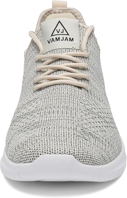 VAMJAM Men's Running Shoes Ultra Lightweight Breathable Walking Shoes Non Slip Athletic Fashion Sneakers Mesh Workout Casual Sports Shoes