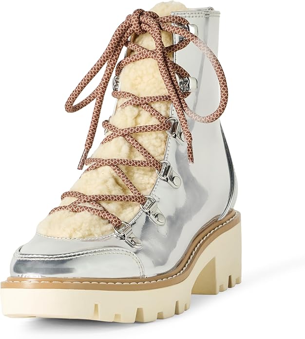 The Drop Women's Caleb Shearling Hiking Boot Hi-Top