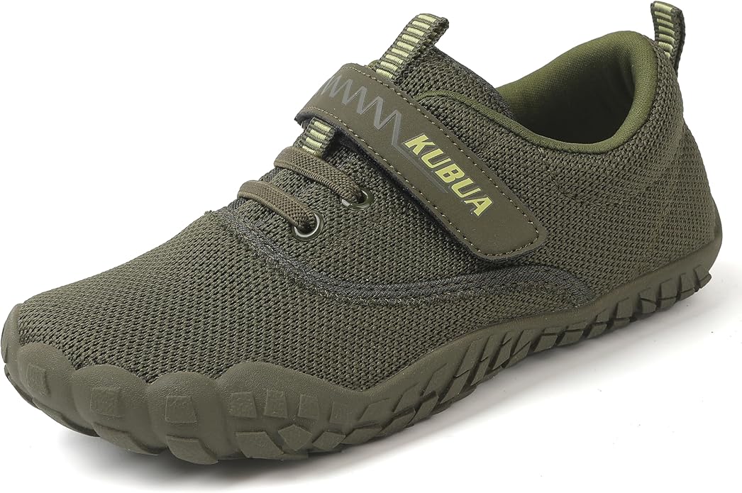 KUBUA Kids Barefoot Shoes Boys Girls Sneakers Naturally Splay Shoes Toddler Little Big Kid