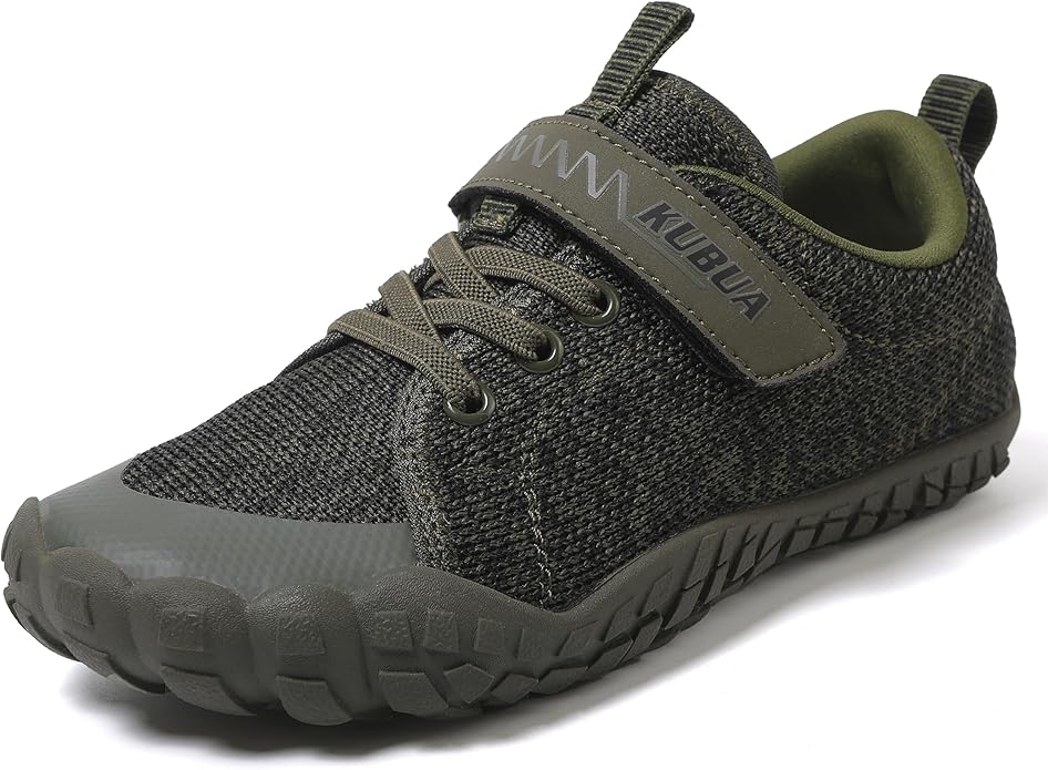 KUBUA Kids Barefoot Shoes Boys Girls Sneakers Naturally Splay Shoes Toddler Little Big Kid