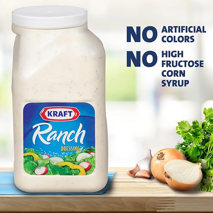 Kraft Ranch Salad Dressing (1 gal Jug) (Pack of 2)