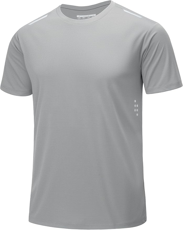 MAGCOMSEN Mens Rash Guard Short Sleeve UPF 50+ Sun UV Quick Dry Shirts Workout Swim Running Athletic T-Shirt