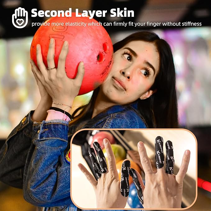 Flex Bowler Protective Tape - Bowling Thumb Tape Bowling Finger Tape Bowling Tape Thumb for Bowlers, Bowling Accessories for Men Women