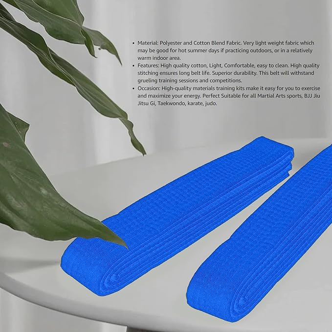 8.6ft Long Soft Belt for Martial Arts Karate Taekwondo Judo