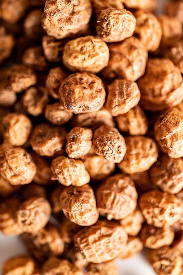 AVTI FARMS Organic Tigernuts 20oz - Superfood Raw Snacks Tiger Nuts - Gluten Free Snack, Non-GMO - Prebiotic High Fiber Raw Tiger Nuts - Vegan, Paleo Friendly | Low Calories-Keto Diet (575g/1.3Lbs)