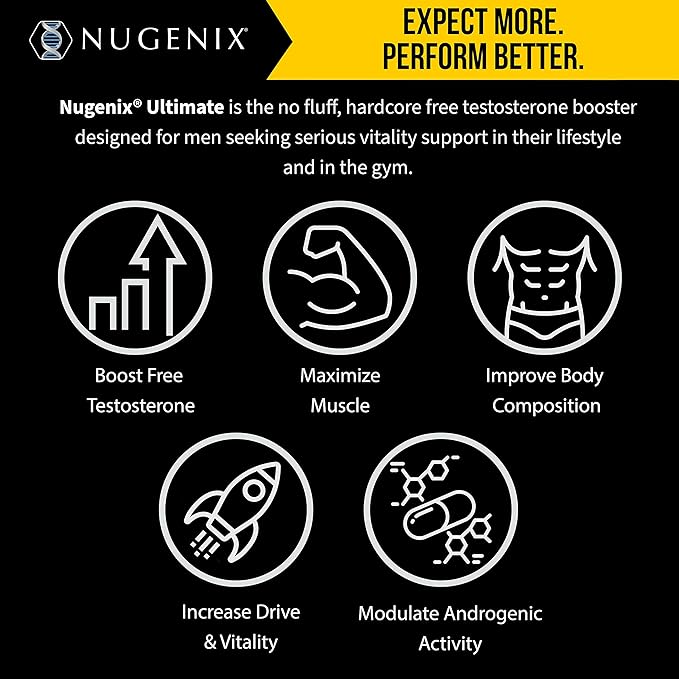 Nugenix Ultimate Free Testosterone Booster - 240 Count