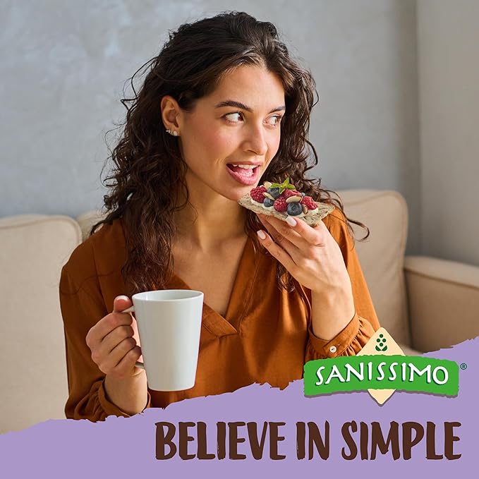 Sanissimo Salmas Chia & Flaxseed, 20 Packs of 3 Crackers, Oven Baked Corn Crackers, Gluten Free, Non-GMO, Kosher Certified